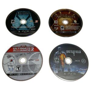 PS3 PLAYSTATION LOT OF 4 GAMES BATTLEFIELD 3 & MORE DISC ONLY UNTESTED NO BOX